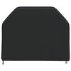 vidaXL Bbq Cover Set of 2 Black 420D Oxford fabric with PU coating Large