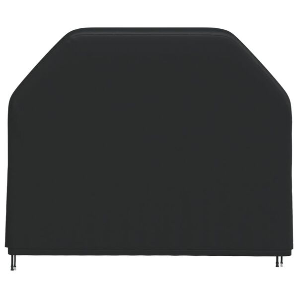 vidaXL Bbq Cover Set of 2 Black 420D Oxford fabric with PU coating Large