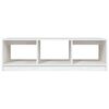 vidaXL Coffee Table White Solid Pinewood Sleek Coffee Table