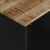 vidaXL Coffee Table Natural Mango Wood and Black