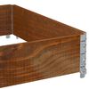 vidaXL Garden Planter Brown Solid pine wood 47.2x31.5x8.5 in Foldable