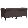 vidaXL Chesterfield Sofa Dark brown