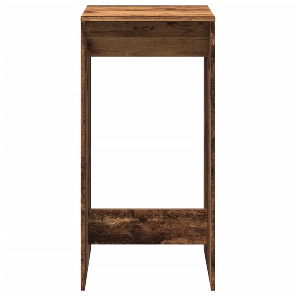 vidaXL Bar Table Old wood Engineered wood Tall Durable Bar Table