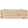 vidaXL Garden Planter Natural Wood Solid Pine Wood Medium Garden Planter