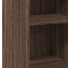 vidaXL Sideboard Brown Oak Engineered Wood 15.7x16.1x36.6 in Sideboard