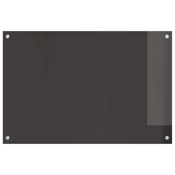 vidaXL Kitchen Backsplash 2 pcs Dark Grey 35.43 x 23.62 in