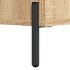 vidaXL Sideboard Sonoma oak Engineered wood, metal 39.4x14.2x23.6 in