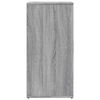 vidaXL Sideboards 2 pcs Gray Sonoma 23.2"x15.4"x31.5" Engineered Wood