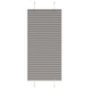 vidaXL Pleated Blind Anthracite 100% polyester 25.6x39.4 in