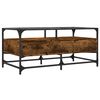 vidaXL Coffee Table Smoked Oak Engineered wood, steel, glass