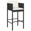 vidaXL Garden Bar Set Black