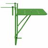 vidaXL Hanging Balcony Table Green 60 x 39 x 65 cm Steel