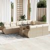 vidaXL Garden Sofa Set Beige