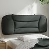vidaXL Headboard Cushion Dark grey Fabric (100% polyester) 39.4 in