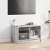 vidaXL TV Cabinet Grey sonoma Engineered wood Medium TV Cabinet