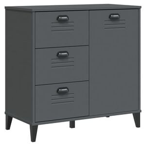 vidaXL Storage Cabinet Anthracite Grey Engineered Wood