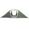 vidaXL Tunnel tent with Roof Green 200.79 x 94.49 x 61.42 in Taffeta