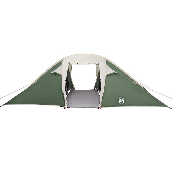 vidaXL Tunnel tent with Roof Green 200.79 x 94.49 x 61.42 in Taffeta
