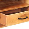 vidaXL TV Cabinet Natural Wood Solid Acacia Wood Medium TV Cabinet