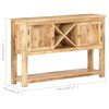 vidaXL Sideboard Natural Mango Wood Rough Mango Wood Medium Storage