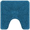 vidaXL Anti-slip Bath Mat Set 3 pcs Blue 19.7" x 19.7" PP