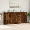 vidaXL Sideboard Smoked Oak Engineered Wood Sideboard Rectangular