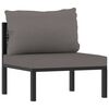 vidaXL Garden Lounge Set Dark Gray