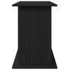 vidaXL Aquarium Stand Black Oak Engineered Wood 47.6 x 16.1 x 22.8 in