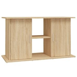 vidaXL Aquarium Stand Sonoma oak Engineered wood 39.8 x 16.1 x 22.8 in