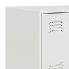 vidaXL Sideboard White Cold-rolled steel Medium Storage Cabinet