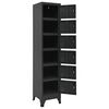 vidaXL Locker Cabinet Anthracite Steel Standard Locker Cabinet