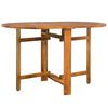 vidaXL Dining Set Natural wood Solid Acacia wood Set Collapsible