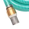 vidaXL Suction Hose Green Plastic 22.9 ft Tough Suction Hose
