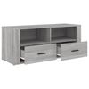 vidaXL TV Cabinet Grey Sonoma Engineered Wood Medium TV Cabinet