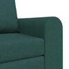 vidaXL Sofa Bed Dark Green 38.58 x 27.95 x 32.68 in Fabric