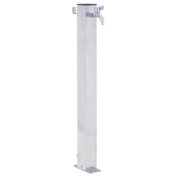 vidaXL Water Column Silver Stainless steel, Polypropylene Large Durable