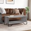 vidaXL Coffee Table Grey Sonoma Engineered Wood Low, small Coffee Table