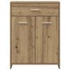 vidaXL Bathroom Cabinet Artisan Oak 23.6x13.0x31.5" Engineered Wood