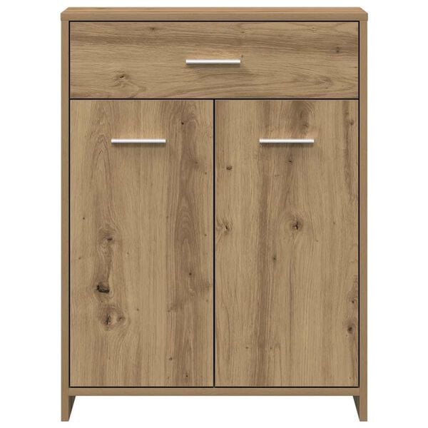 vidaXL Bathroom Cabinet Artisan Oak 23.6x13.0x31.5" Engineered Wood