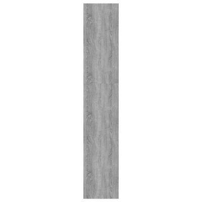 vidaXL Book Cabinet/Room Divider Concrete Gray 23.6"x11.8"x65.4" Engineered Wood