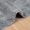 vidaXL Shaggy Rug Light grey 100% Polyester 23.6x39.4 in Non-slip
