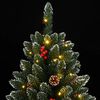 vidaXL Artificial Christmas Tree 300 LEDs 70.9"