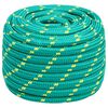 vidaXL Boat Rope Green 0.79 " 82.0 ' Polypropylene