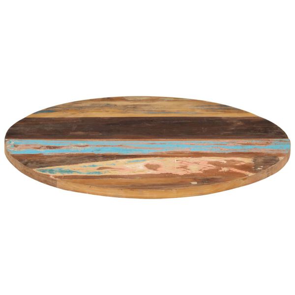 vidaXL Table Top Multicolour Solid reclaimed wood 31.5 in Diameter