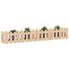 vidaXL Garden Raised Bed Natural Pine Solid Pine Wood