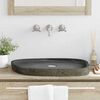 vidaXL Basin Gray (55-65) x (40-50) x 6 cm River stone
