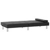 vidaXL Sofa Bed Black