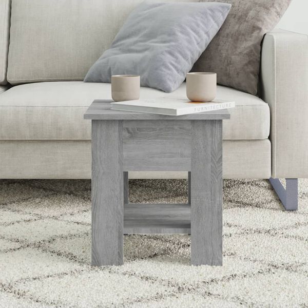 vidaXL Coffee Table Grey Sonoma Engineered wood Small Coffee Table