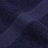 vidaXL Guest Towel Set of 2 Navy Blue 100% ring-spun cotton