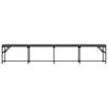 vidaXL Dining Bench Dark grey Steel 97.6 x 12.6 x 17.7 in Modern